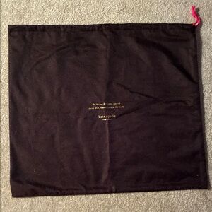 Kate Spade Men's Bag in Black with Gold Lettering